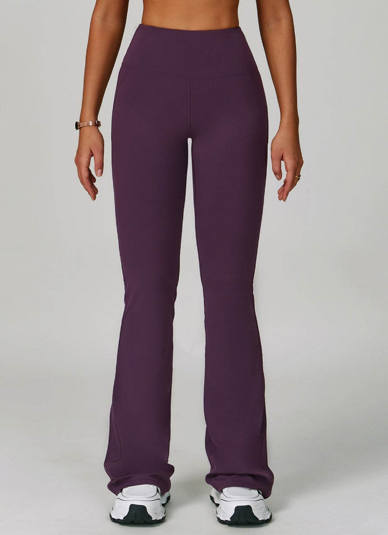 High Waist Tummy Control Running Flared Pant