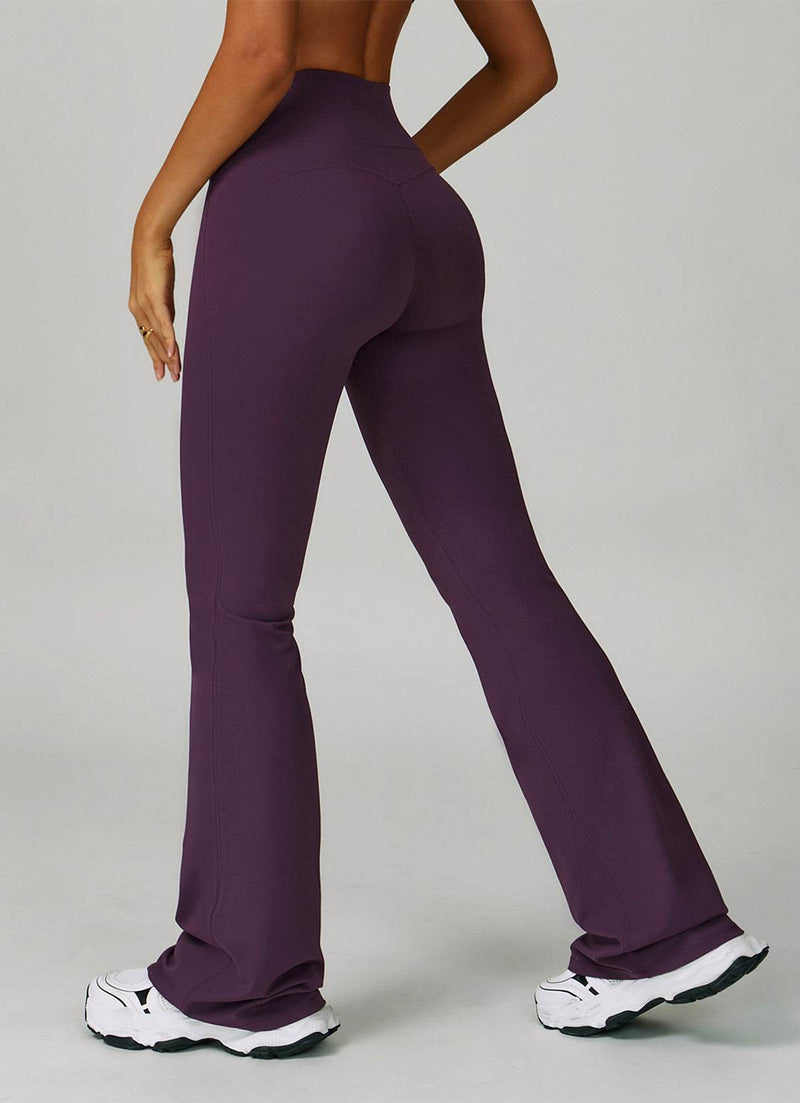 High Waist Tummy Control Running Flared Pant
