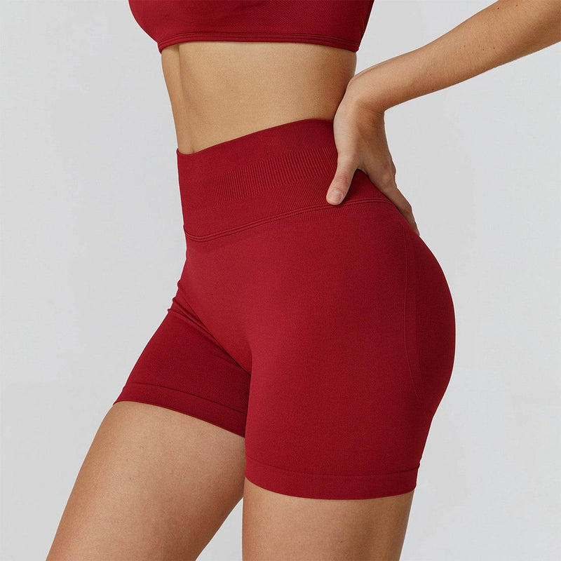 High Waist Workout Short Tummy Biker Shorts