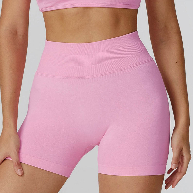 High Waist Workout Short Tummy Biker Shorts