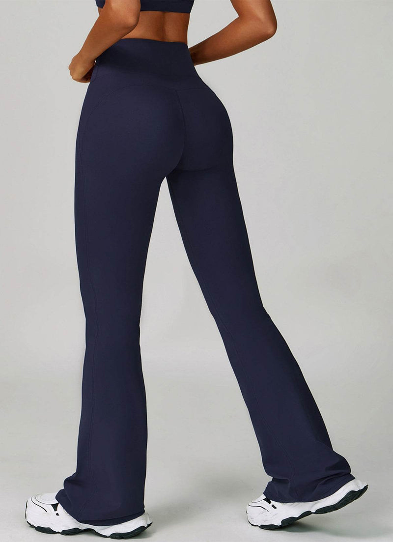 High Waist Tummy Control Running Flared Pant