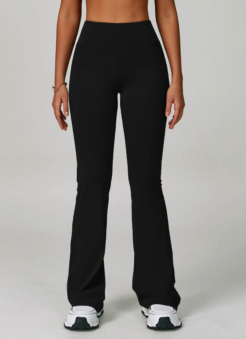 High Waist Tummy Control Running Flared Pant