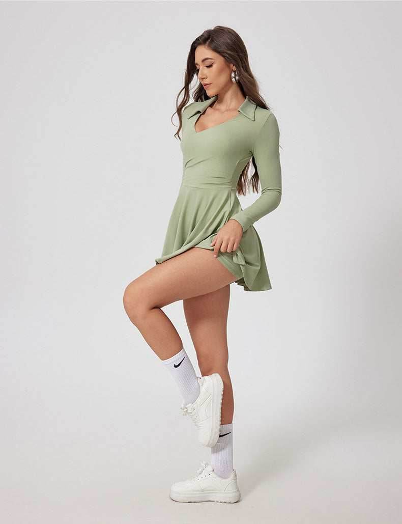 Long Sleeve Athletic Dress