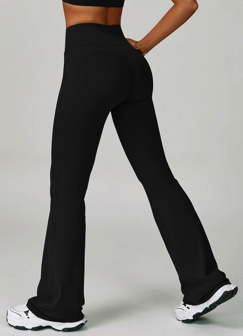 High Waist Tummy Control Running Flared Pant