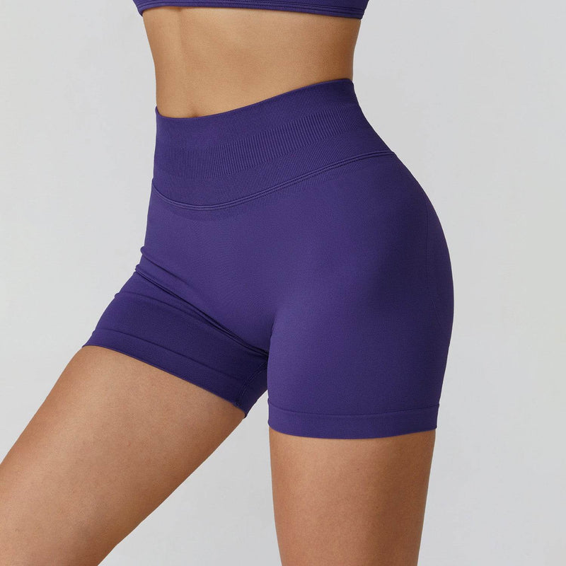 High Waist Workout Short Tummy Biker Shorts