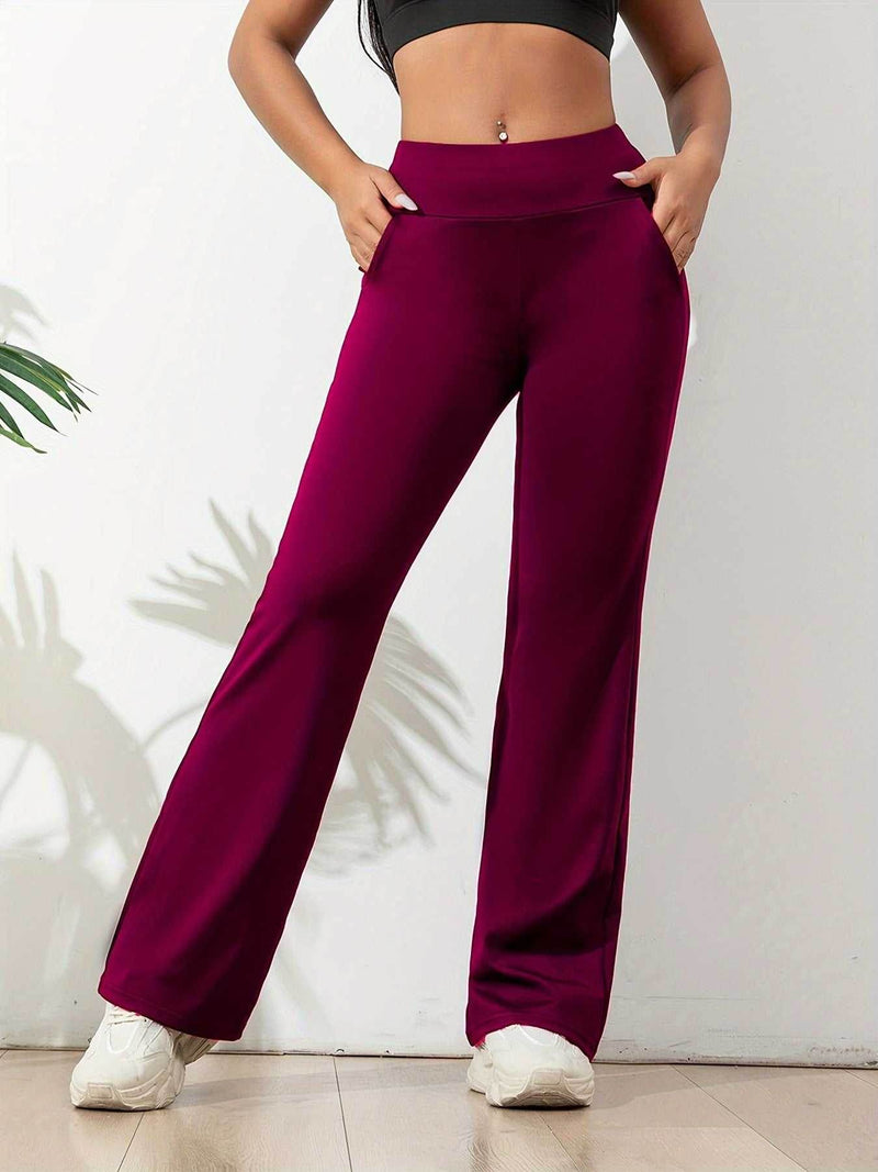 High Waist Wide Leg Pants