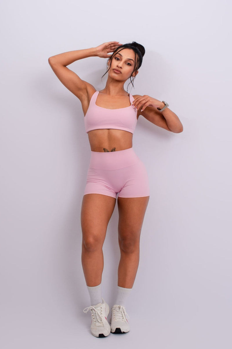 Classic Fit Sports Bra with Wide Straps