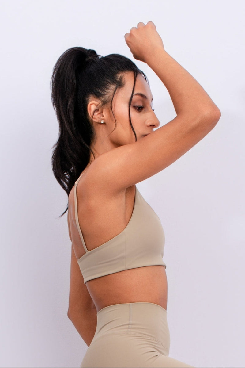 Classic Fit Sports Bra with Wide Straps