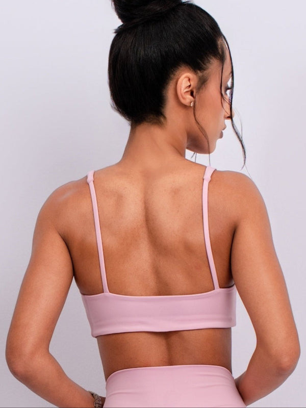 Classic Fit Sports Bra with Wide Straps